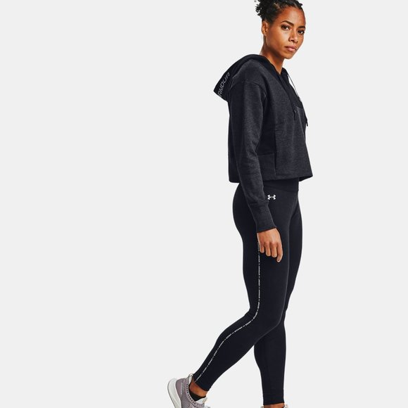 Under Armour Cropped Fleece Hoodie - Picture 3 of 10